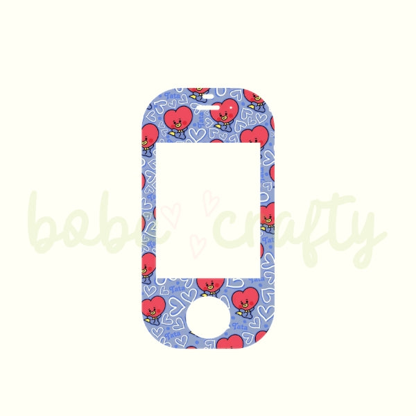 ARMY BT21 Inspired Vocera V5000 Badge Skin | Hospital Badge Decal