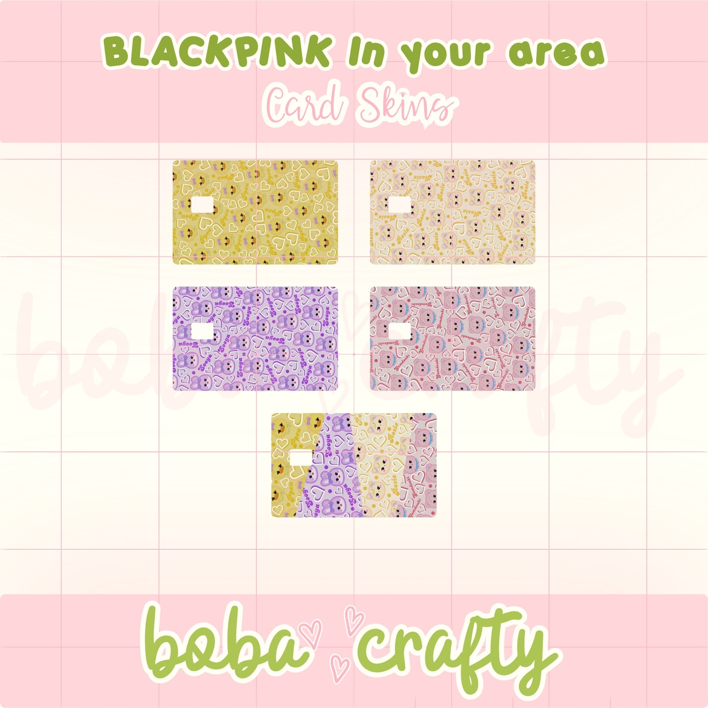 BLACKPINK In Your Area Animal Card Skins