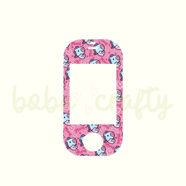 ARMY BT21 Inspired Vocera V5000 Badge Skin | Hospital Badge Decal